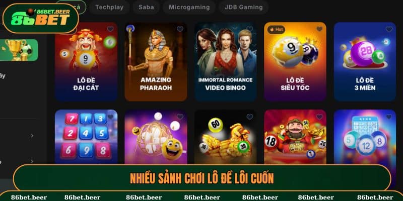 Nhiều sảnh chơi lô đề lôi cuốn
